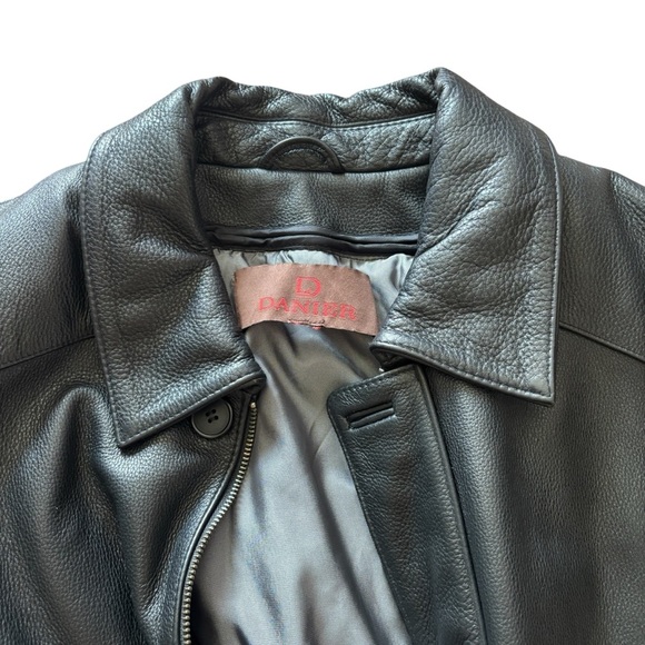 Danier Men’s Classic Black Leather Coat - Picture 8 of 12